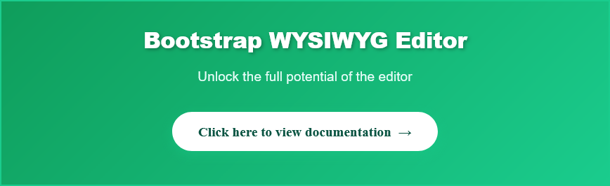 Bootstrap WYSIWYG Editor CTA